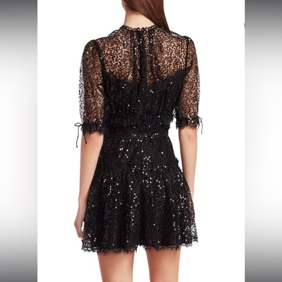 Jonathan Simkhai Sequined Lace Dress 000/047 - Picture 8 of 15